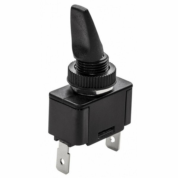Luces S8077C Mom On & Off Toggle Switch, Black LU3027658
